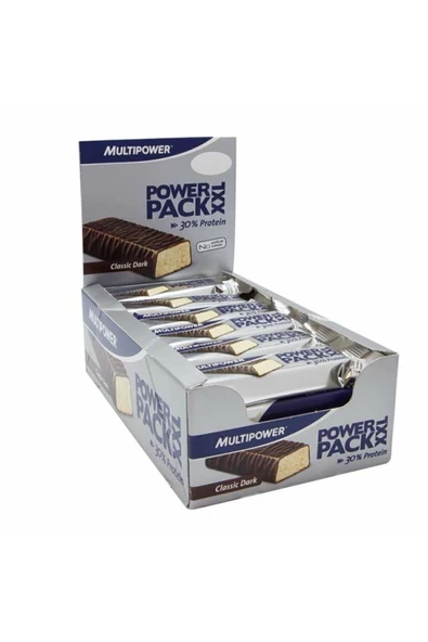 Multipower Power Pack Xxl Protein Bar Classic 60 gr 24 Adet - Classic Dark Aromalı ürün görseli 1