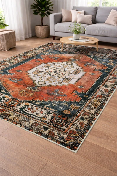 Modern Sisal Serisi Dijital Baskı Sisal Dokuma Halı SLH049 RENKLİ 180 X 280 ürün görseli 1
