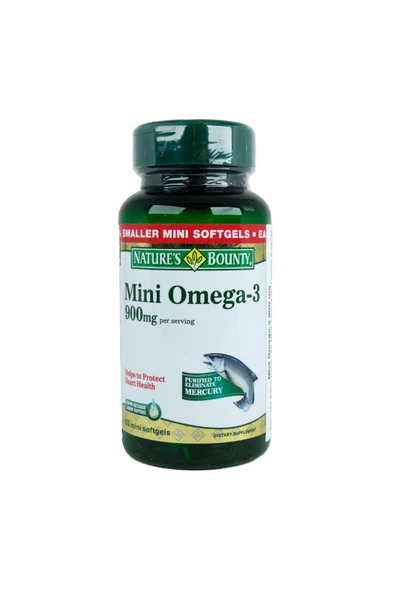 Nature's Bounty Mini Omega 3 900 Mg 60 Kapsül ürün görseli 1