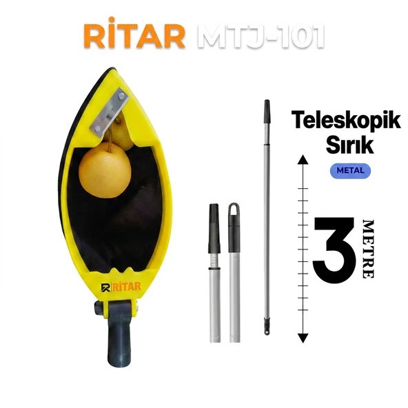 Ritar Mtj-101 Akrobatik Meyve Toplama Ve 3 METRE UZATMA APARATI (SAPLI) ürün görseli 1