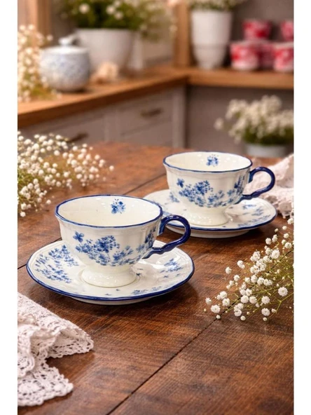Acar Vintage Garden 6 Kişilik Çay Fincan Takımı CHR-09551 ürün görseli 1
