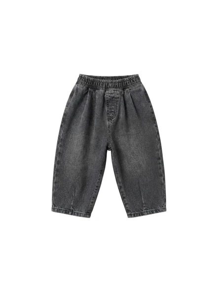 La Ciel Paris Balon Denim Pantolon - Füme ürün görseli 1
