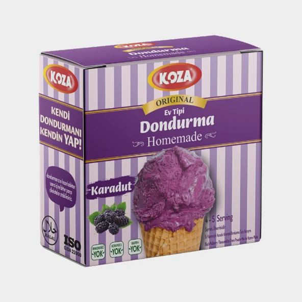 Koza Karadut Ev Tipi Dondurma Tozu ürün görseli 1