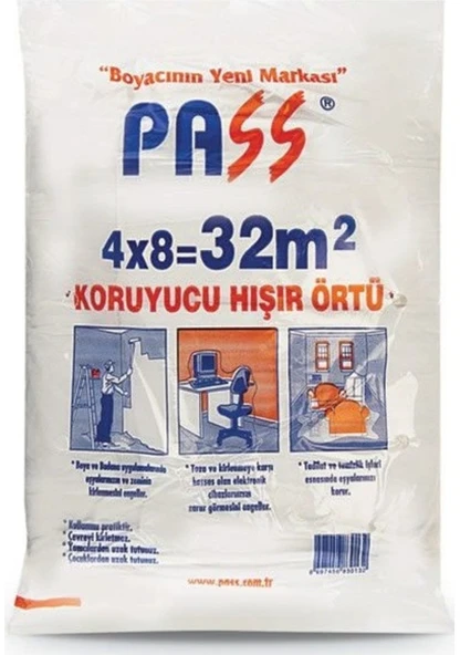 Pass Eşya Boya Koruyucu Hışır Örtü 10 M2 - Resim 2
