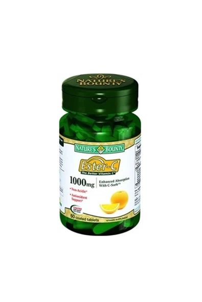 Nature's Bounty Ester C 1000 Mg 60 Tablet ürün görseli 1