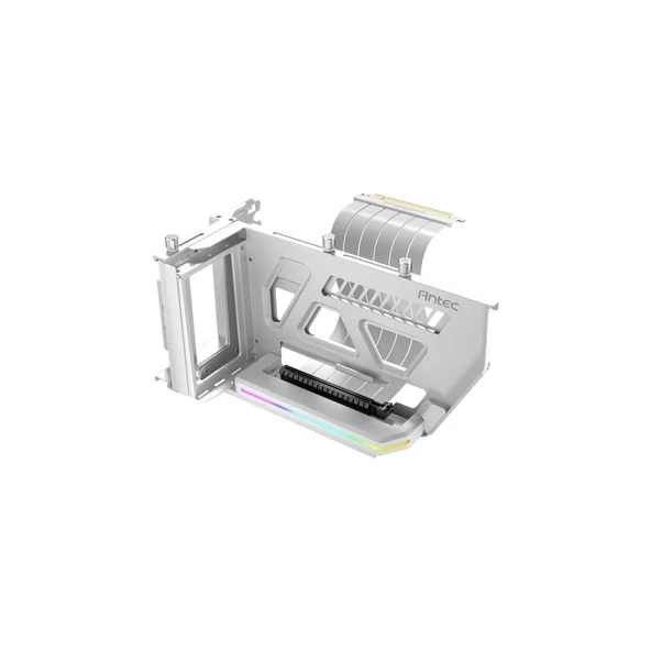 Antec Shift ARGB PCIe 5.0 Dikey GPU Braketi ve Riser Kablo 3 Slot Uyumlu ATX/E-ATX Beyaz ürün görseli 1