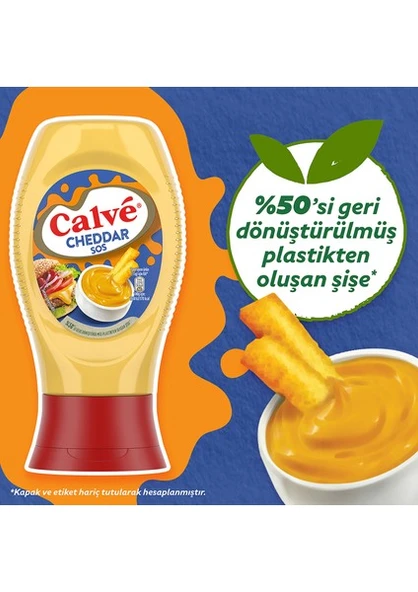 Calve Sos Cheddar 240 g - Resim 4