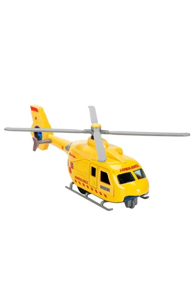 Maxx Wheels Sesli Işıklı Çek Bırak Die Cast Helikopter – Metal Gövde ürün görseli 1
