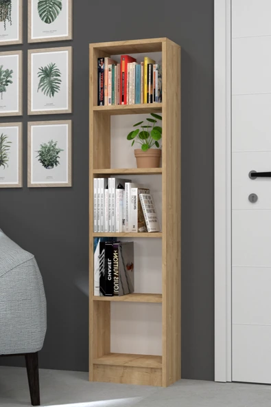 Lila Modern Kitaplık Safirmeşe ürün görseli 1