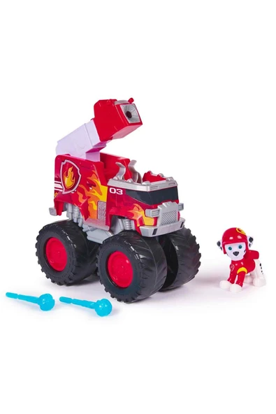 PAW Patrol Rescue Wheels Marshall Figürü ve İtfaiye Kamyonu – Kurtarma Aracı – 6,5 cm Figürlü Oyun Seti ürün görseli 1