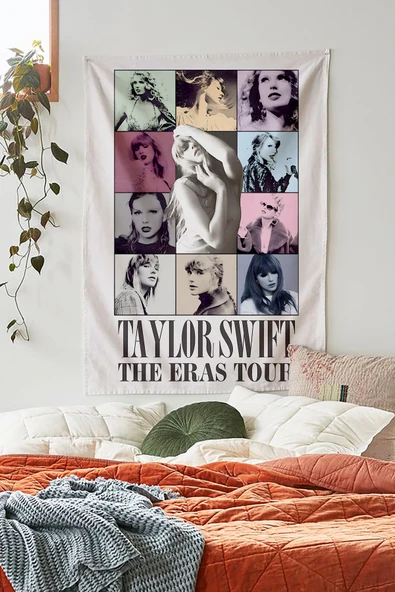 Eras Tour Duvar Halısı 75x120 cm - Dekoratif Tapestry ürün görseli 1