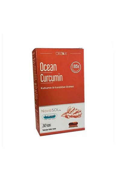 Ocean Curcumin Karabiber Ekstresi Takviye Edici Gıda 30 Kapsül ürün görseli 1