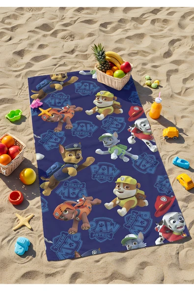 Paw Patrol Plaj Havlusu – Kahramanlarla Dolu Plaj Keyfi! ürün görseli 1