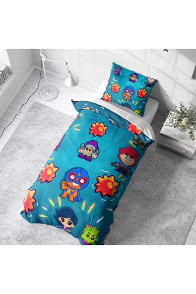 Brawl Stars Çocuk Nevresim Takımı (Çarşafsız) ürün görseli 1