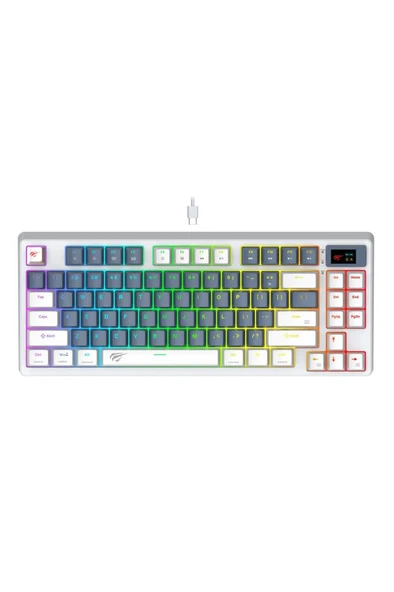 Havit Gamenote KB884L RGB TKL Red Switch Kablolu Mekanik Oyuncu Klavyesi Teşhir ürün görseli 1