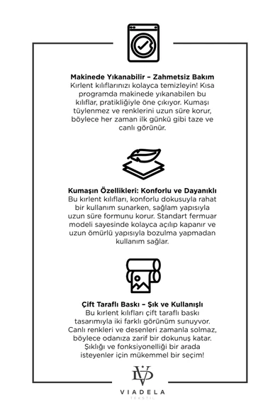 Kaplan Temalı Doğal Dijital Baskılı Kırlent - Resim 2