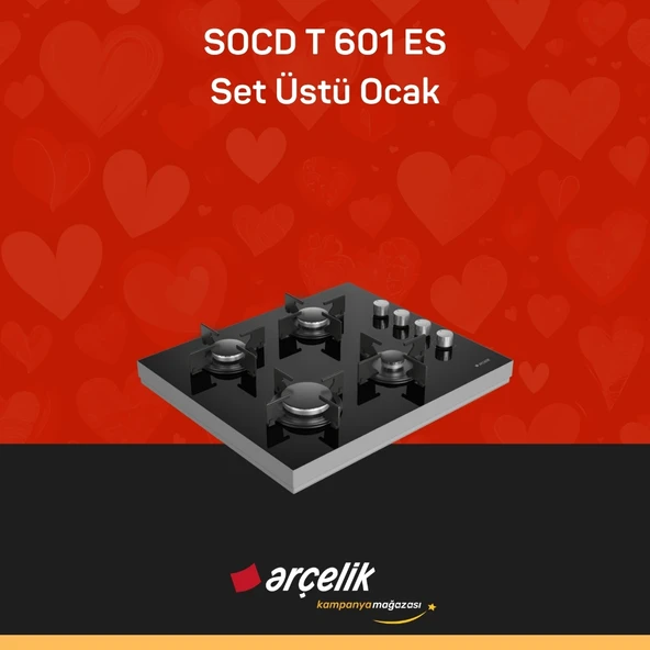 ARÇELİK SOCD T 601 ES Set Üstü Ocak - Resim 2