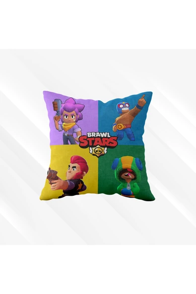 Brawl Stars Sevenlere Özel - Hediyelik Dekoratif Yastık Kılıfı ürün görseli 1