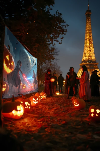 Star Wars Halloween Duvar Halısı - Resim 3