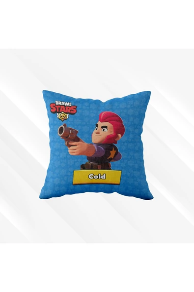 Cold Brawl Stars Sevenlere Özel - Hediyelik Dekoratif Yastık Kılıfı ürün görseli 1