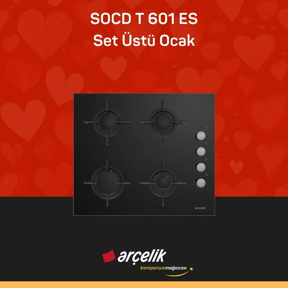 ARÇELİK SOCD T 601 ES Set Üstü Ocak ürün görseli 1