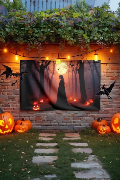 Taylor Swift Halloween Duvar Halısı ürün görseli 1