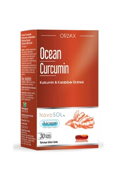 Curcumin Takviye Edici Gıda 30 Kapsül ürün görseli 1