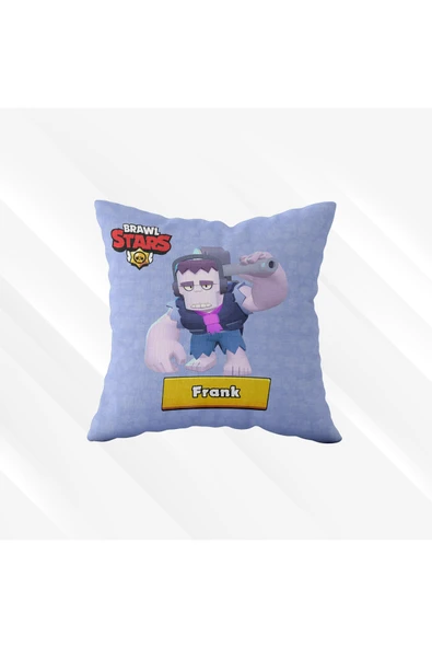 Frank Brawl Stars Sevenlere Özel - Hediyelik Dekoratif Yastık Kılıfı ürün görseli 1
