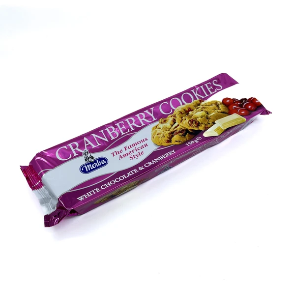 Merba White Chocolate & Cranberry Cookies 150 g ürün görseli 1