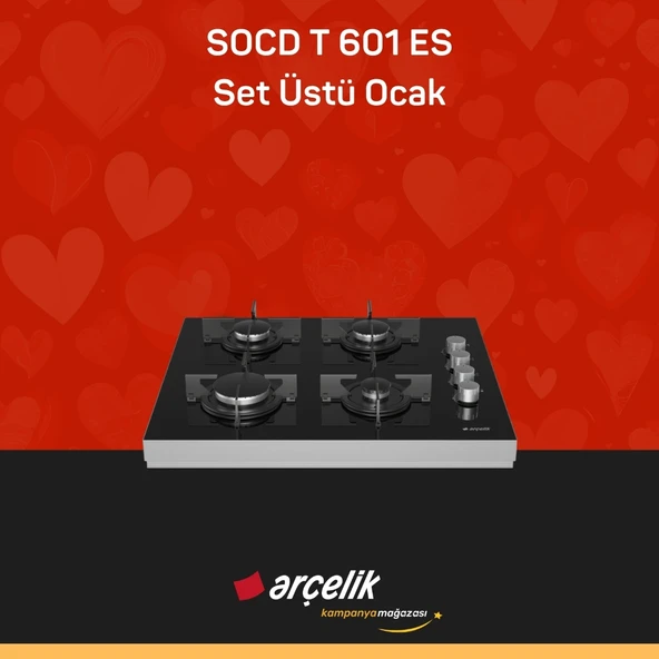 ARÇELİK SOCD T 601 ES Set Üstü Ocak - Resim 3