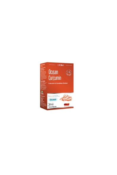 Ocean Curcumin 30 Kapsül - Kurkumin Ve Karabiber Ekstresi ürün görseli 1