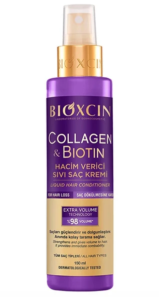 Bioxcin Collagen Biotin Hacim Verici Sıvı Saç Kremi 150 ml ürün görseli 1