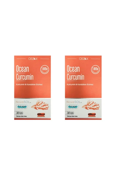 Ocean Curcumin 30 Kapsül 2'li Paket ürün görseli 1