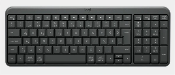 Logitech 920-013460 K250 Kablosuz Bluetooth Siyah Klavye ürün görseli 1
