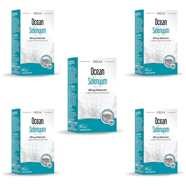 Ocean Selenyum 60 Tablet 200 Mcg X5 Adet ürün görseli 1