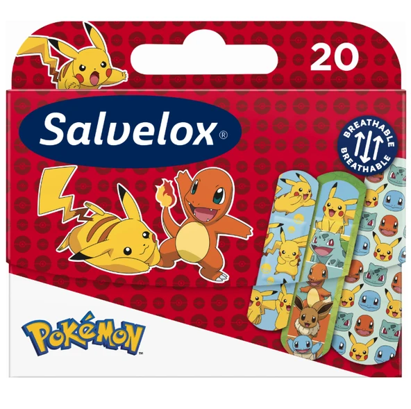 Salvelox Pokemon Yara Bandı 20li ürün görseli 1