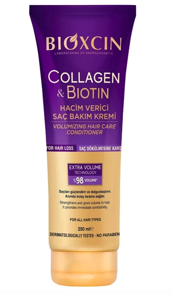 Bioxcin Collagen Biotin Hacim Verici Saç Bakım Kremi 250 ml ürün görseli 1