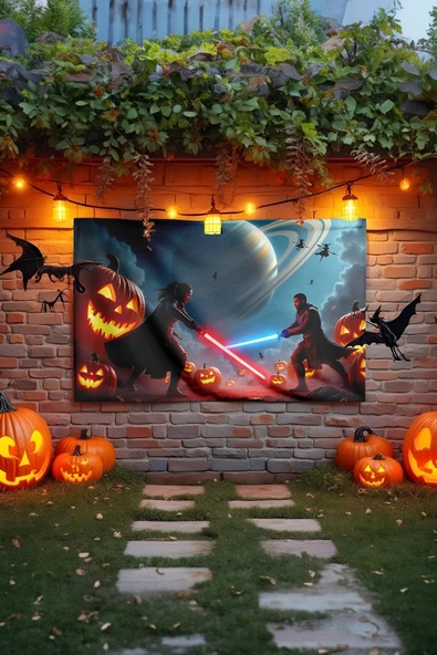 Star Wars Halloween Duvar Halısı ürün görseli 1