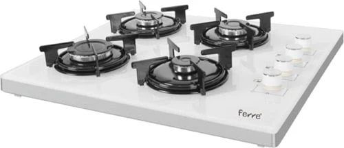Ferre 2240 CE Beyaz Cam Set Üstü Ocak ürün görseli 1