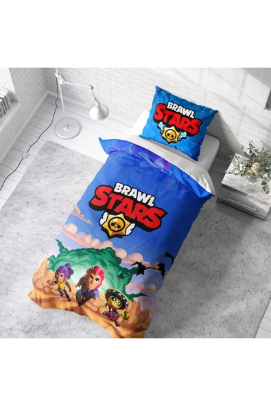 Brawl Stars Çocuk Nevresim Takımı (Çarşafsız) ürün görseli 1