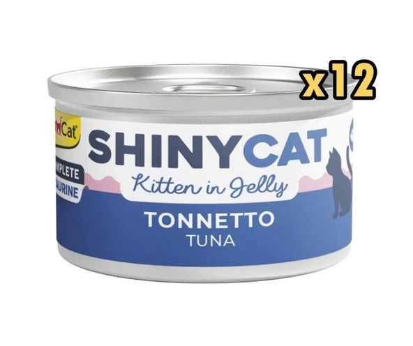 Gimcat Shinycat Jelly Ton Balıklı Yavru Kedi Konservesi 70 Gr x 12 Adet ürün görseli 1