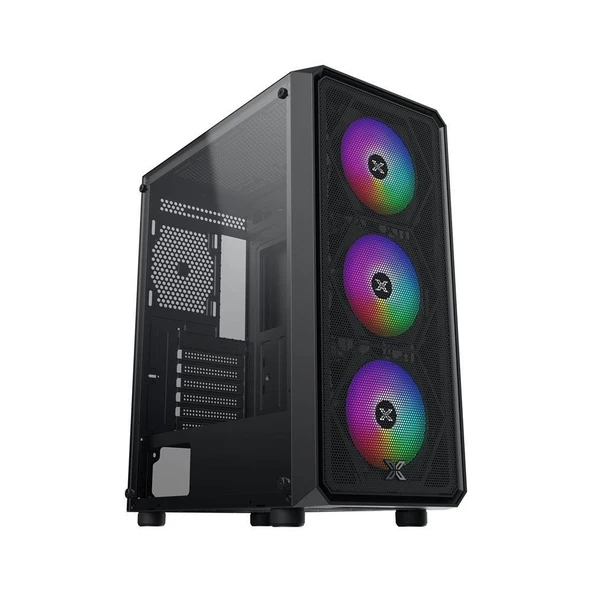 XIGMATEK DUO X SİYAH ODIN II 4x120mm RGB FANLI 750W 80PLUS MidT ATX GAMING KASA EN46483 ürün görseli 1