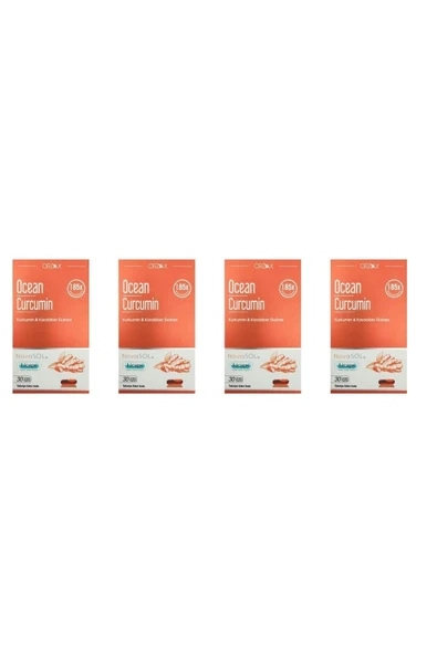 Ocean Curcumin 30 Kapsül 4'lü Paket ürün görseli 1