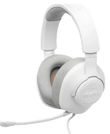 JBL Quantum 100M2 Beyaz Kablolu Kulak Üstü Oyuncu Kulaklığı-AMBALAJ HASARLI ( SIFIR KONDİSYONDA) ürün görseli 1