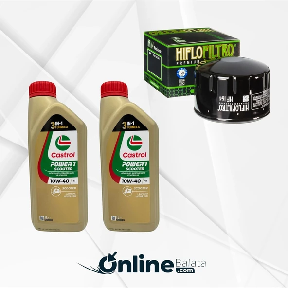 Voge SR4 Maxi Castroll Hiflo Filtre Bakım Seti ürün görseli 1