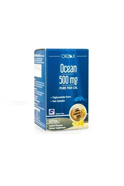 Ocean Omega 3 Balık Yağı 500 Mg 60 Kapsül ürün görseli 1