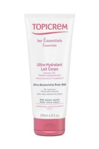 Topicrem Ultra Moisturizing Body Milk 200 ml ürün görseli 1