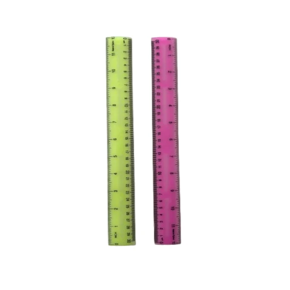Şeffaf Cetvel 30 cm Esnek - Resim 2