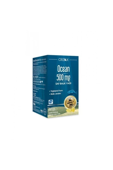 Ocean 500 mg 60 Kapsül Saf Balık Yağı ürün görseli 1