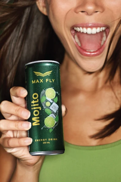 Max Fly Mojito Enerji İçeceği 250 ml 24 Adet - Resim 3